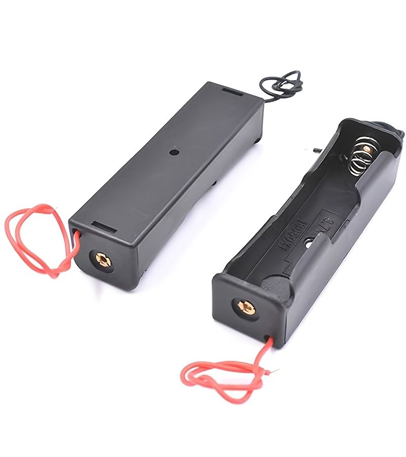 8Pcs 18650 Battery Holder With Wire 1 Slot 3.7V Battery Case Storage Box - Image 5