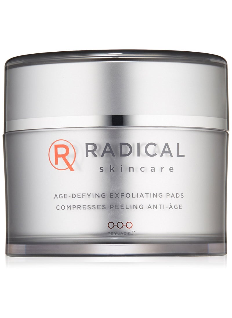 Radical Skincare Radical Skincare Age Defying Exfoliating Pads Removes Dead Skin Evens and Brightens Skin Tone for Radiant Glow  For All Skin Types Including Sensitive Skin  Paraben  Cruelty Free 15 Pads 