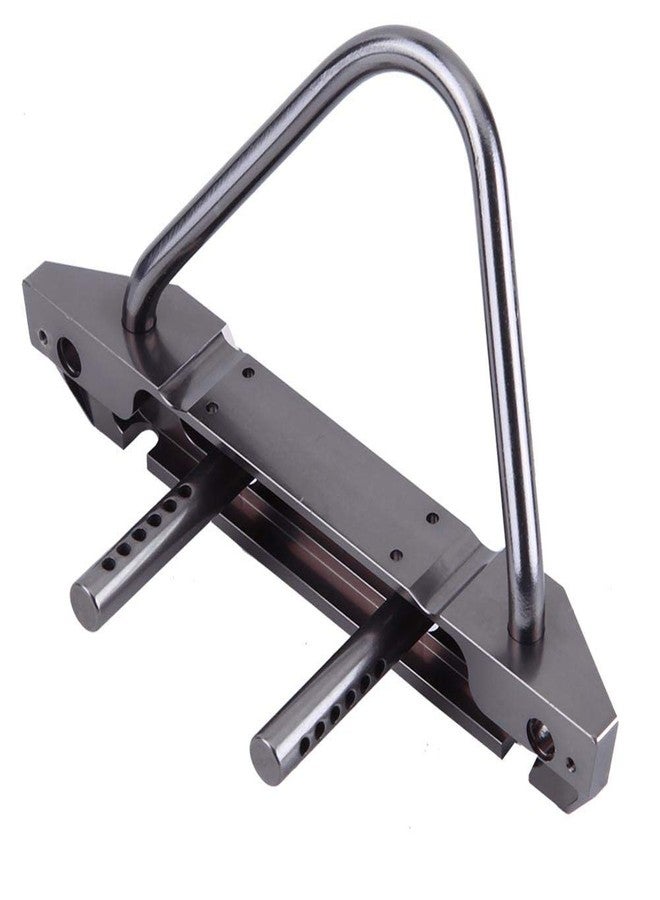 Dilwe RC Car Front Bumper, Aluminium Alloy Front Bumper for Axial SCX10 1/10 Remote Control Crawler Car Accessory Parts - Image 3