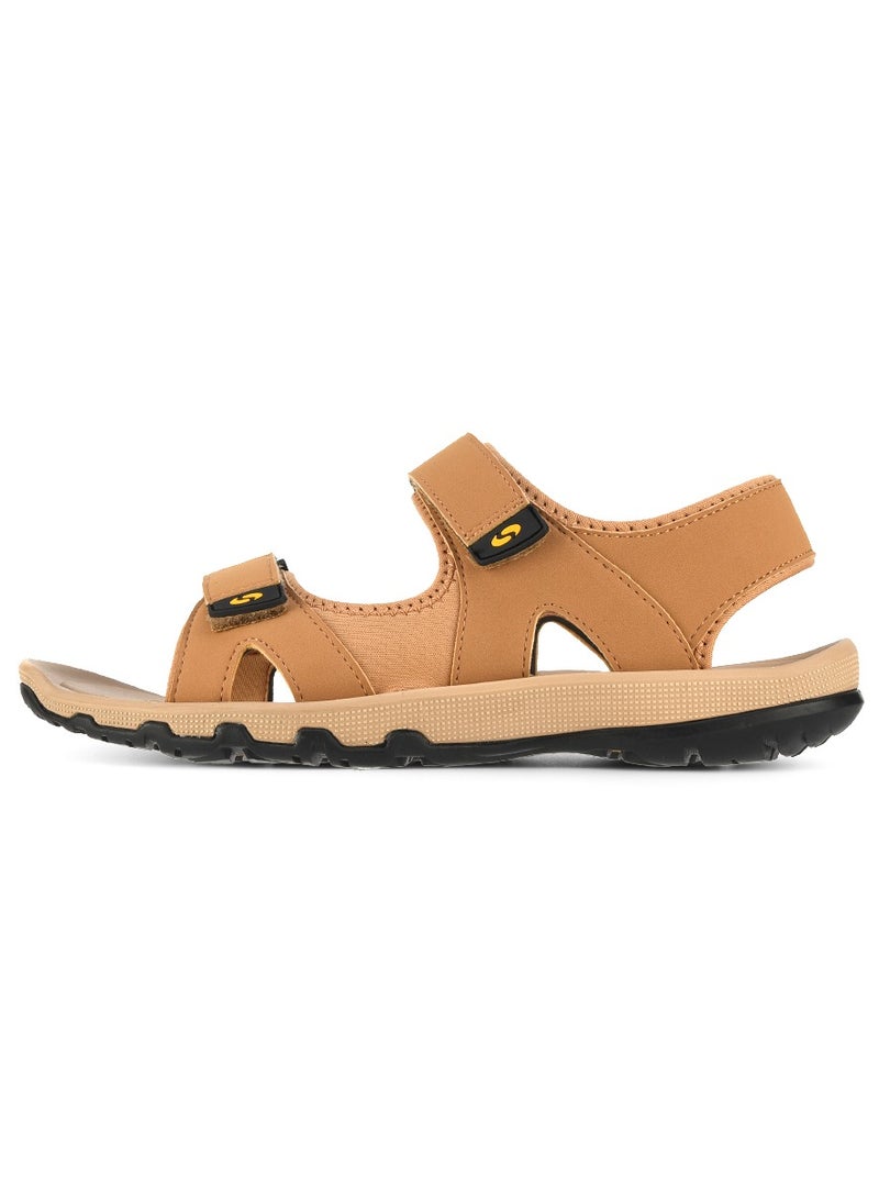 spot صندل سبوت للرجال | صندل رجالي خفيف الوزن ومريح يدوم طويلاً | SS-1903 Camel - Image 3