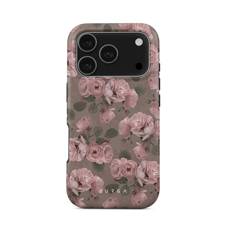 BURGA iPhone 17 Pro Vintage Glamour Premium Case Compatible with Hybrid Dual-Layer Hard Shell + Silicone Protection - Scratch-Resistant Shockproof Mobile Cover - Image 1