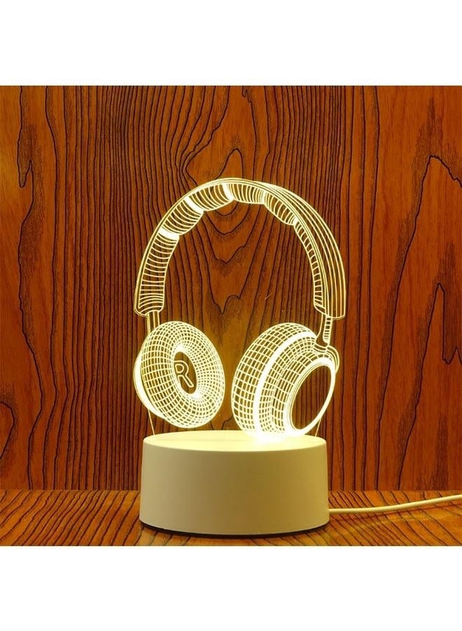 ✨Colorful Electric Gaming Mood Light🎮 Stunning 3D Iridescent LED Night Lamp💡 16-Color Remote | USB/Battery Powered | Eye-Safe for Bedrooms & Game Rooms | Perfect Gamer Gift - Image 3