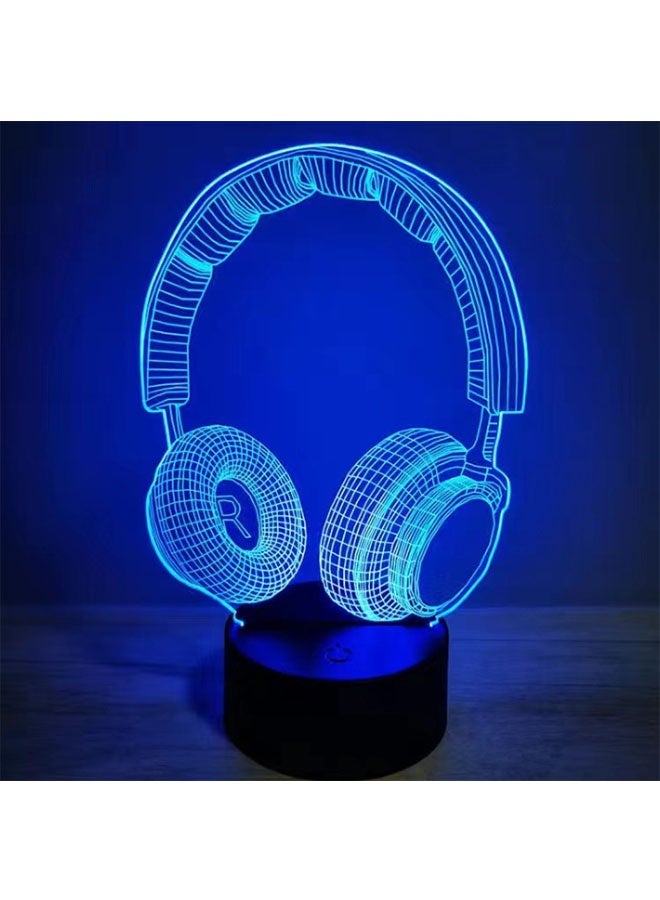 ✨Colorful Electric Gaming Mood Light🎮 Stunning 3D Iridescent LED Night Lamp💡 16-Color Remote | USB/Battery Powered | Eye-Safe for Bedrooms & Game Rooms | Perfect Gamer Gift - Image 4
