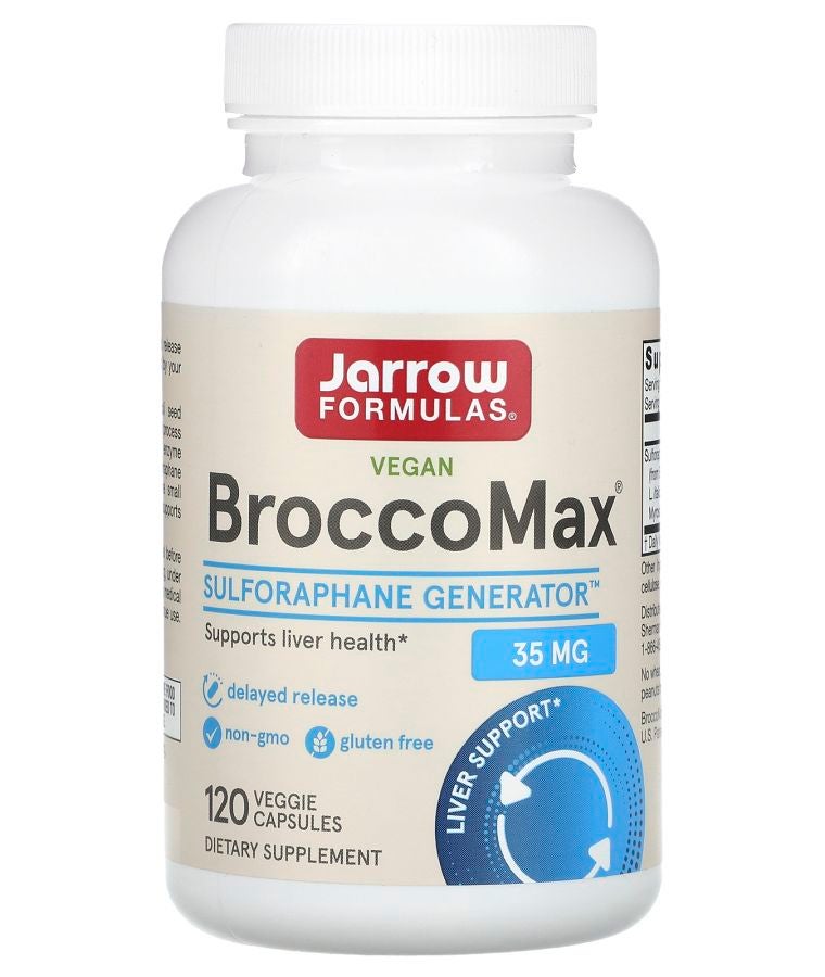 jarrow formulas Vegan BroccoMax 120 Veggie Capsules (17.5 mg per Capsule)