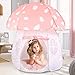 CRAWLBO Play Tent for Kids Pop UpTent Indoor Outdoor Boys and Girls Playhouse with Exquisite Design for Imaginative Mushroom Tent by CRAWLBO PatentedPinkLarge - Image 4