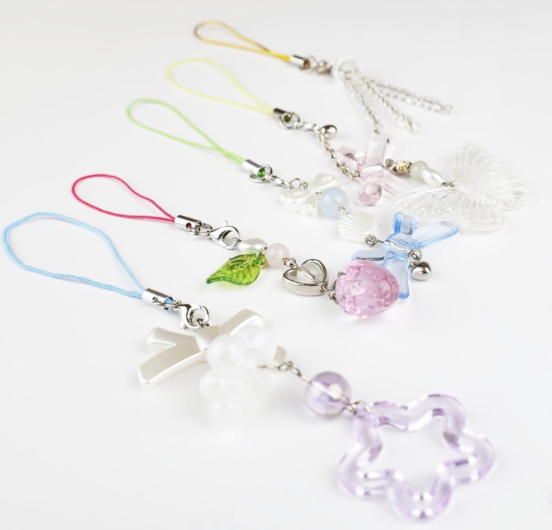 Mini-Factory 100PCS DIY Charm Straps with Lobster Clasp Colorful Lanyard Cords for Phone Charms, USB Drives, Keychains, Jewelry Making, Crafts, Purse & Name Tag Accessories - Image 3