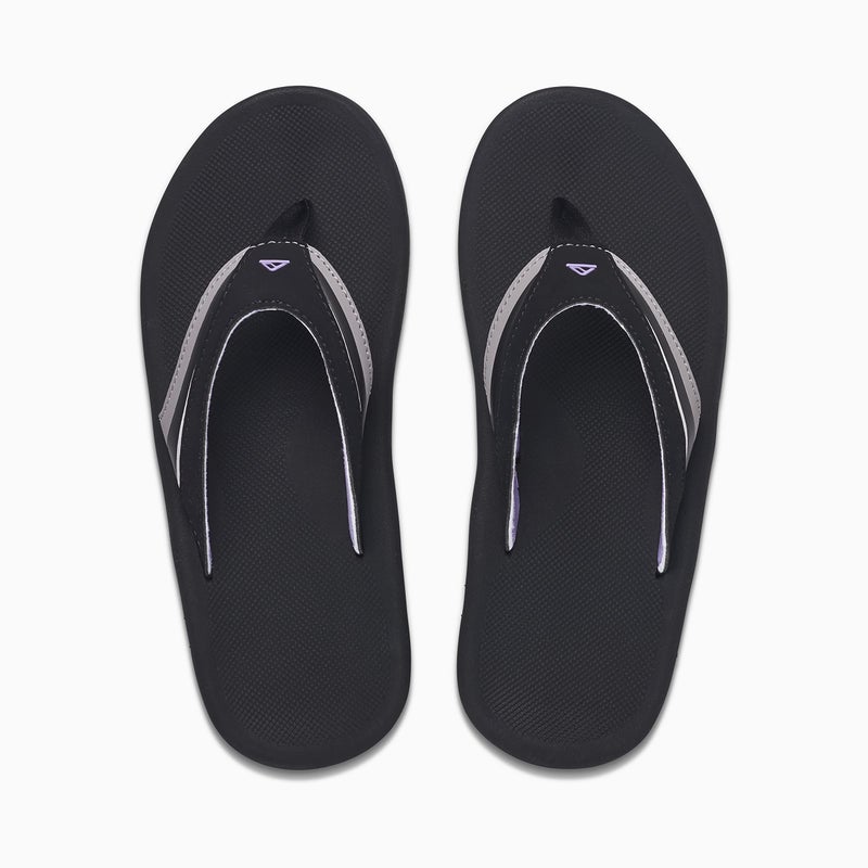 Reef Slap Womens Beach Flip Flop, Arch Support, Durable Outsole, Water Friendly, Grey/Purple, 8 - Image 4