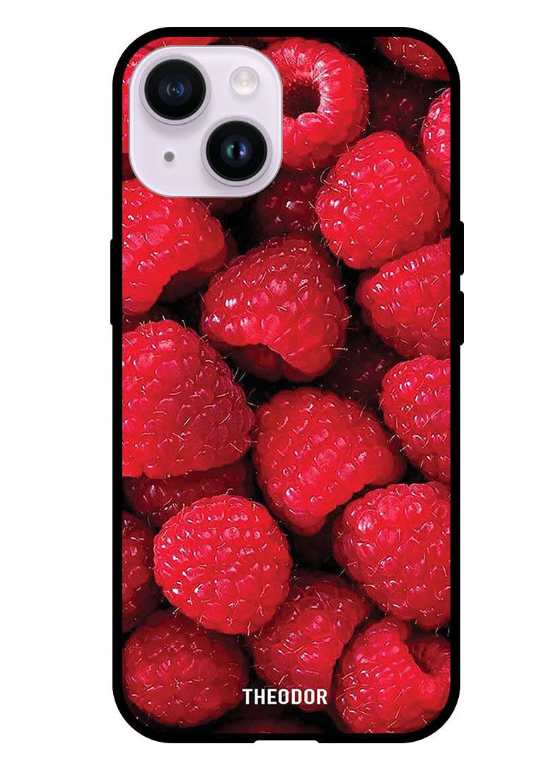 Theodor - Protective Case Cover For Apple iPhone 14 Plus 6.7" 2022 Raspberries - Image 1