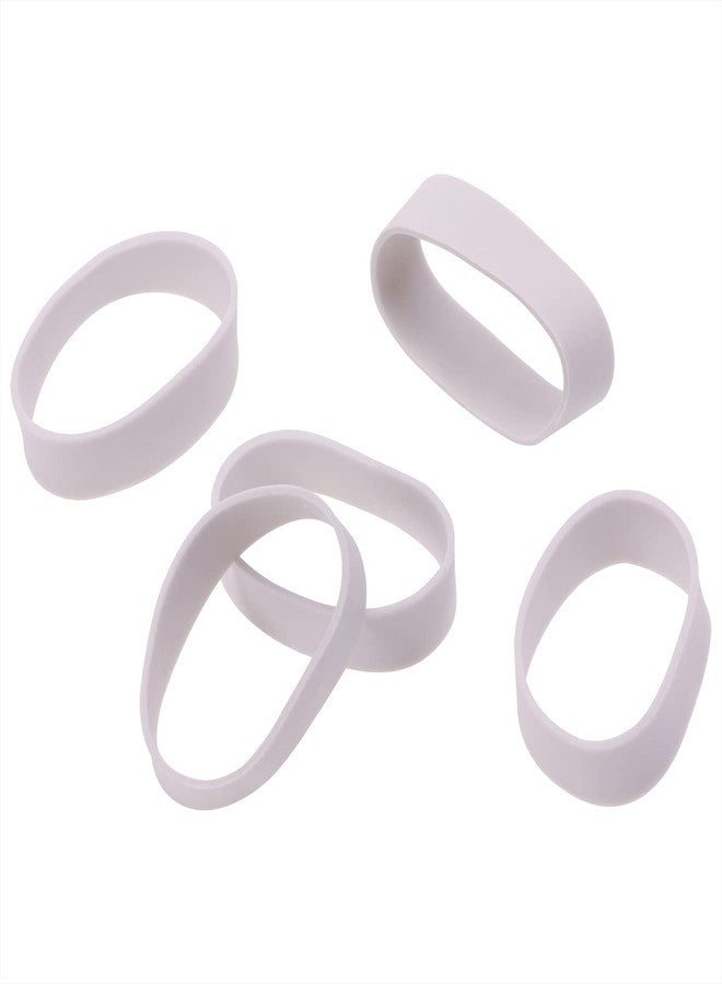 ONLYKXY1.1 inch/28.4 mm Diameter Gray Flat Rubber Bands Elastic Bands Supplies Rubber Rings Thick Rubber Bands for School Home or Office(200 Pcs Grey) - Image 1