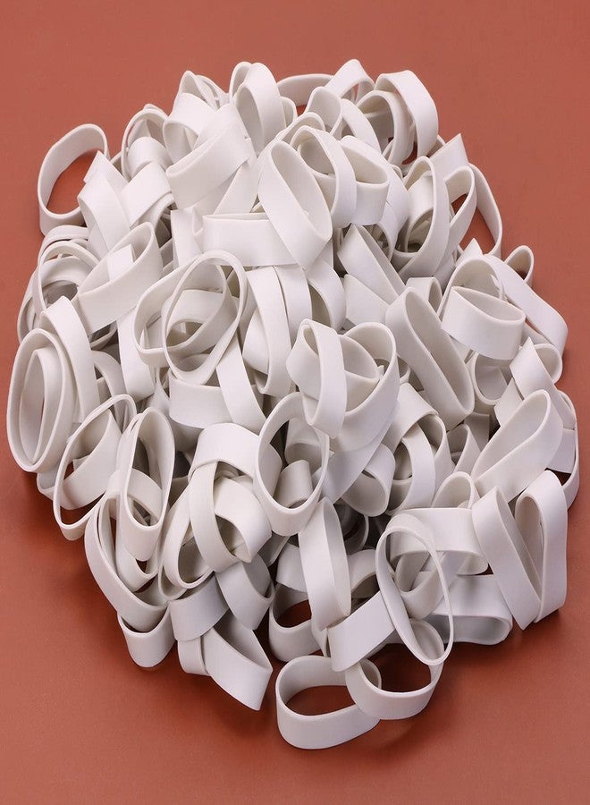 ONLYKXY1.1 inch/28.4 mm Diameter Gray Flat Rubber Bands Elastic Bands Supplies Rubber Rings Thick Rubber Bands for School Home or Office(200 Pcs Grey) - Image 4
