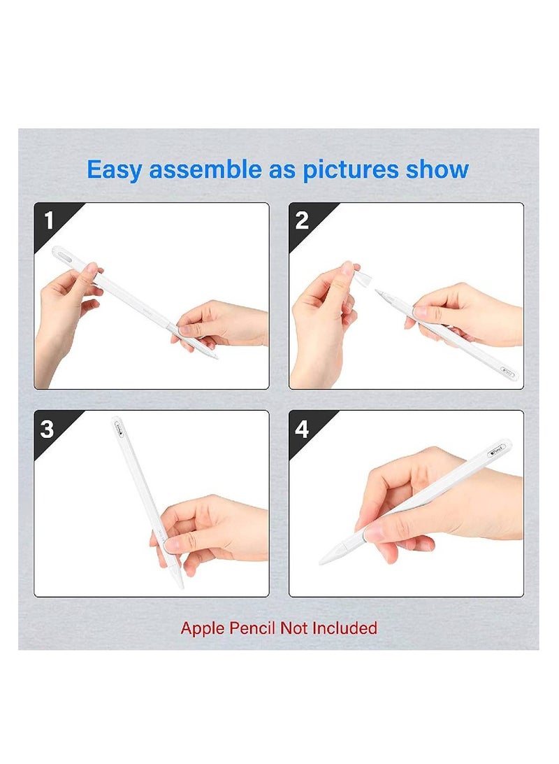 Protective Sleeve Soft Silicone Case Cover For Apple Pencil White - Image 3