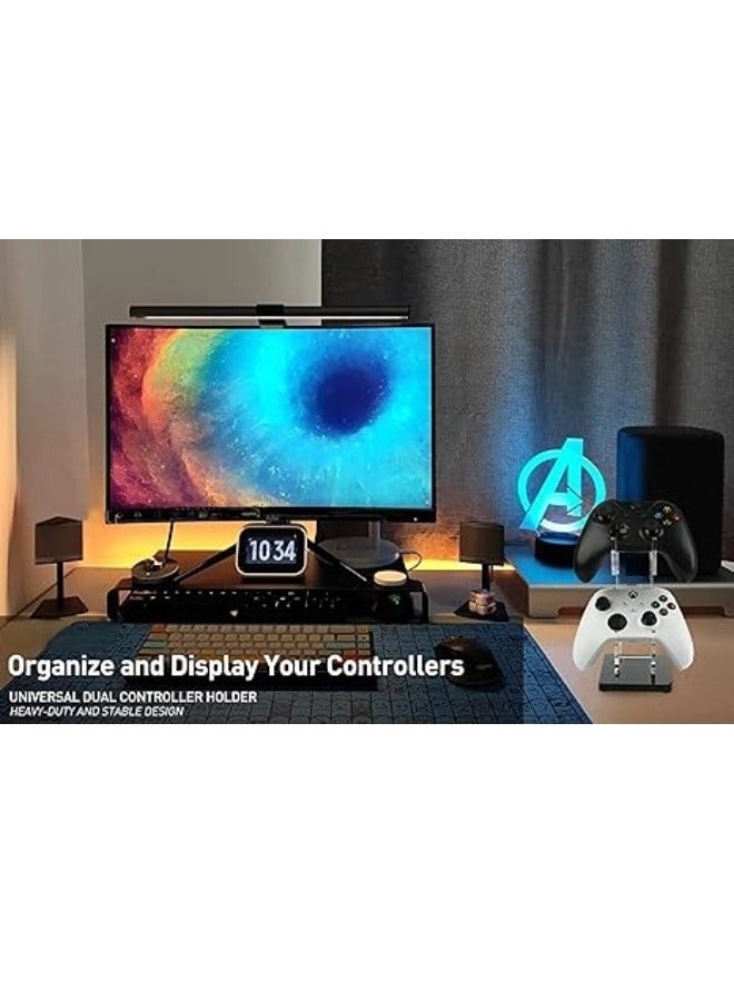 ShebSheb Dual Universal Controller Holder Gaming Accessories, Suitable for Almost All Controllers, Controller Stand Bracket for Xbox ONE PS4 PS5 STEAM PC - Image 4