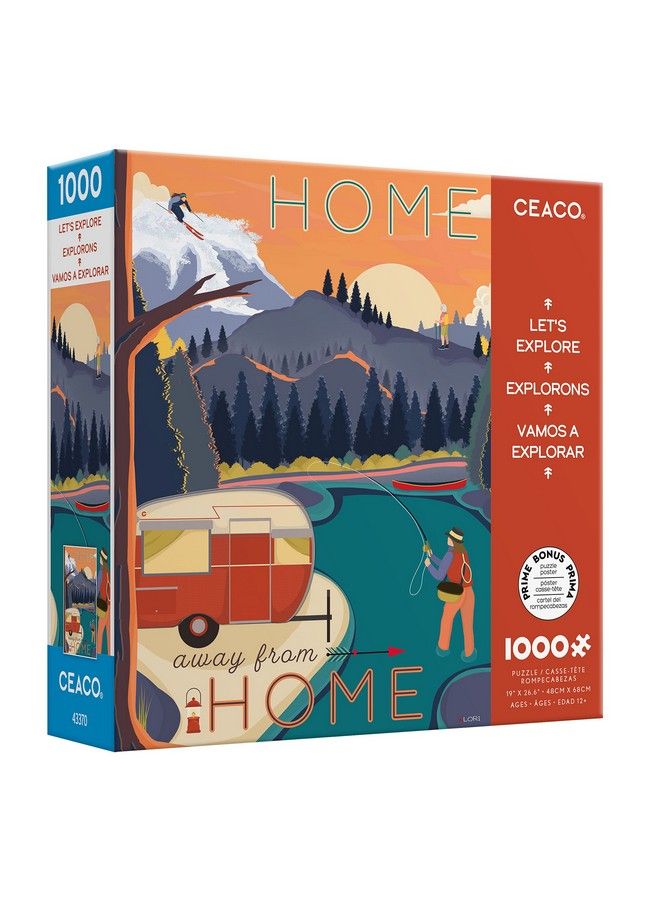 Ceaco Let Explore Home Away From Home 1000 Piece Jigsaw Puzzle - Image 4