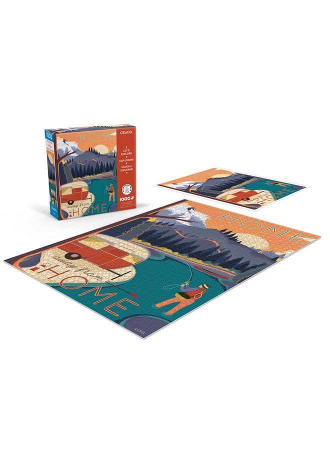 Ceaco Let Explore Home Away From Home 1000 Piece Jigsaw Puzzle - Image 5