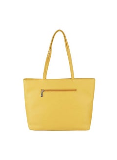 Mochi Mochi Womens Synthetic Yellow Tote Bag (One Size)  - Image 3