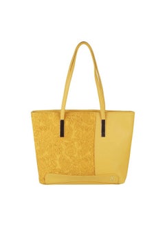Mochi Mochi Womens Synthetic Yellow Tote Bag (One Size)  - Image 1