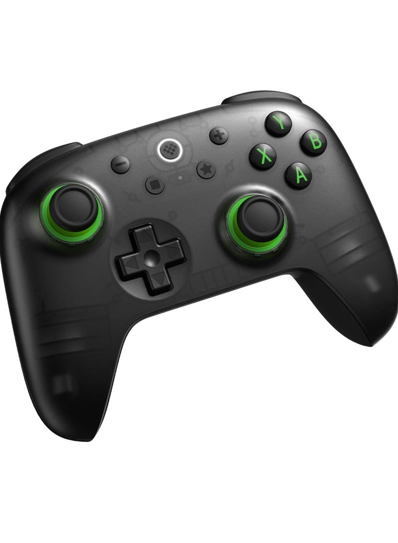 8Bitdo Ultimate 2C Wireless Controller for Windows PC and Android, with 1000Hz Polling Rate, Hall Effect Joysticks and Hall Triggers, and Remappable L4/R4 Bumpers (Transparent Black) - Image 2