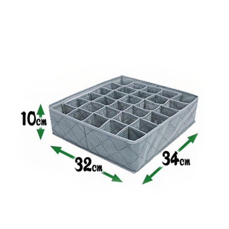 Closet Organizer: 34x32x10cm Durable Non-Woven Fabric - Spacious Design Sock Storage for Home Closet Wardrobe Organization - Image 4