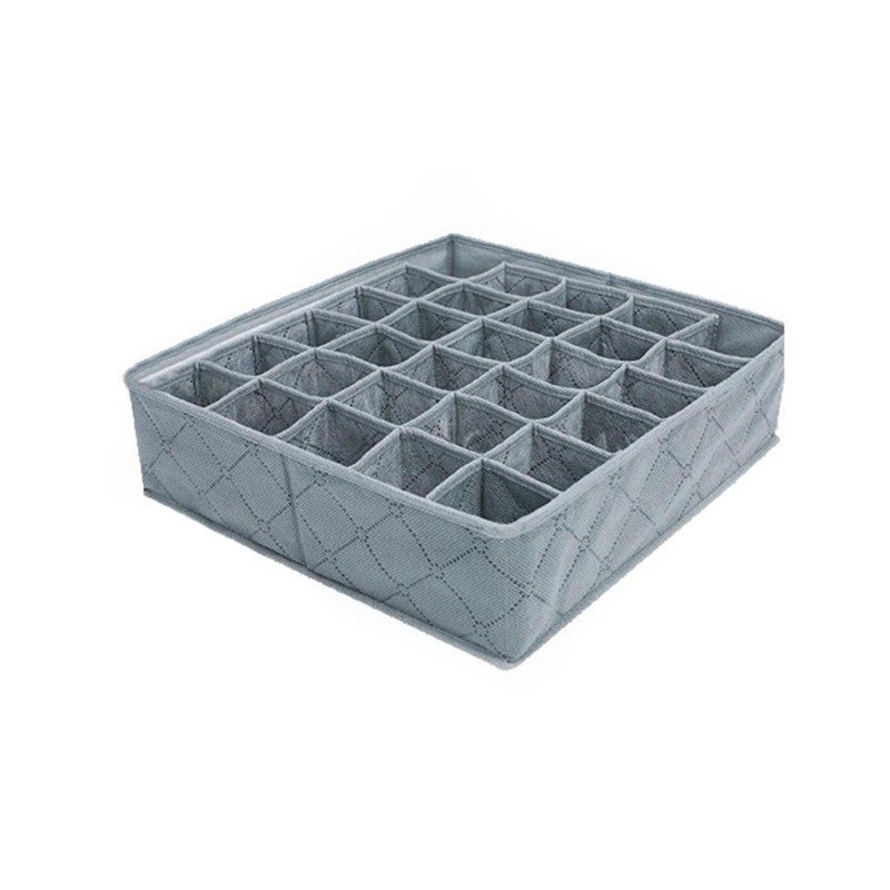 Closet Organizer: 34x32x10cm Durable Non-Woven Fabric - Spacious Design Sock Storage for Home Closet Wardrobe Organization - Image 1
