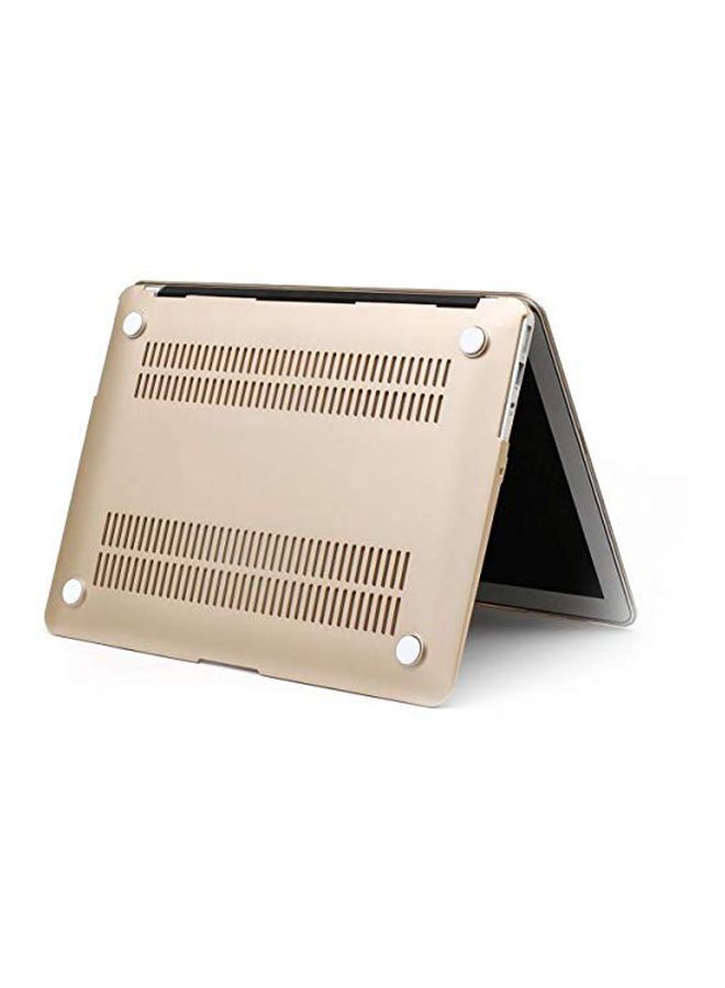 NIBEMINENT Protective Cover For Apple MacBook Pro 13-Inch Gold  - Image 3