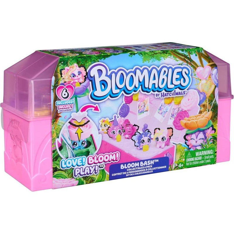 Hatchimals Bloomables Bloom Bash Collectible Figures Set (Pack of 6) - Image 1