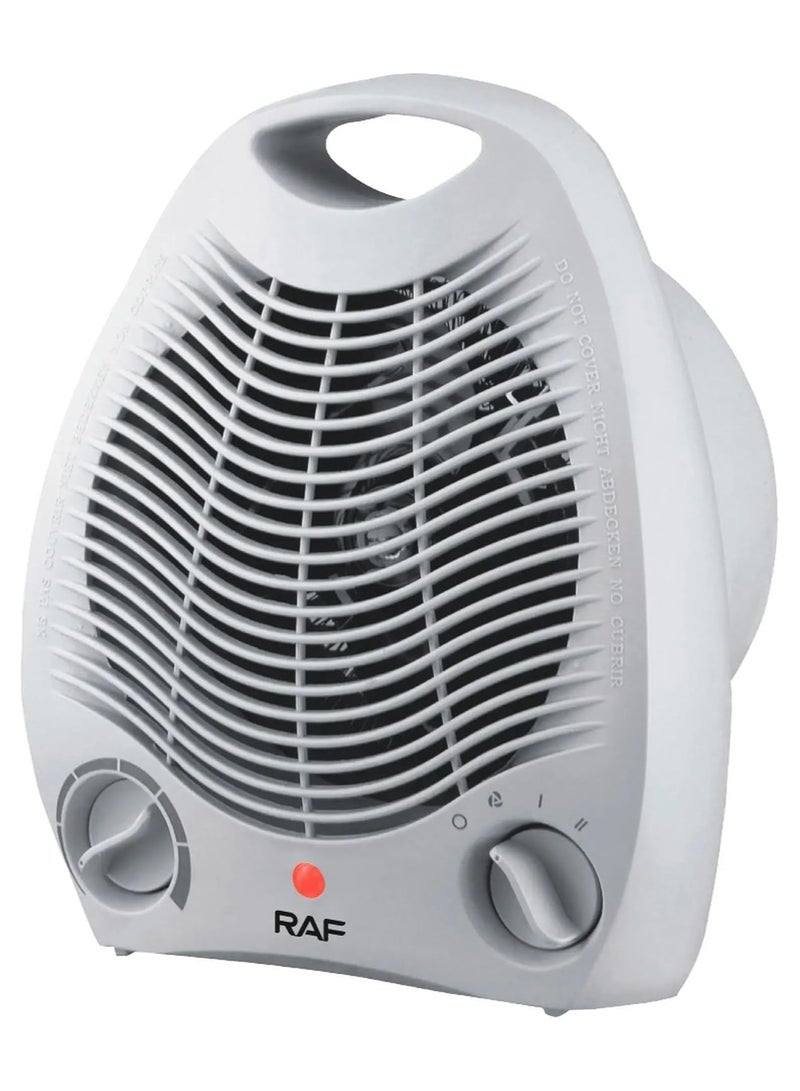 RAF RAF Electric Heater & Fan R.1181, 2000 Watt, 220v, 50Hz, White - Image 3