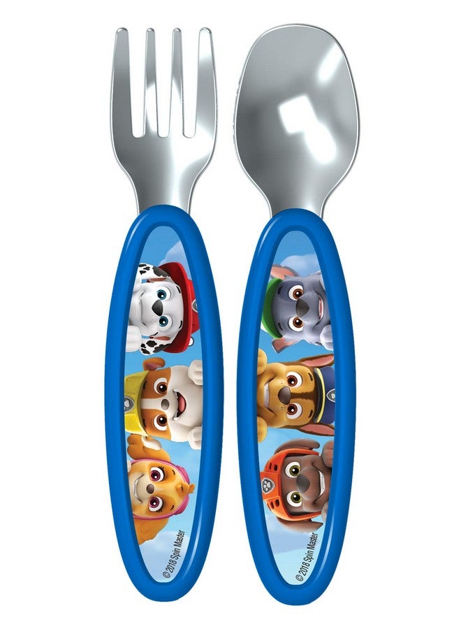 playtex Mealtime Paw Patrol Utensils For Boys Including 1 Spoon And 1 Fork(Pack Of 1) - Image 3