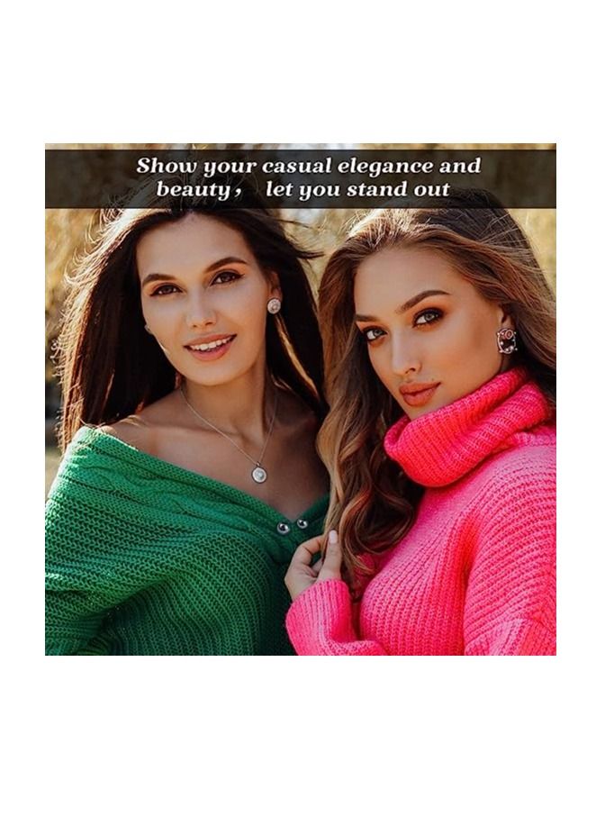 SYOSI Pearl Brooch Pins Anti-Exposure Neckline Safety Artificial Pins Sweater Shawl Clips for Women Girls Wedding Party Decorations, 2 Styles 6 Pieces - Image 2