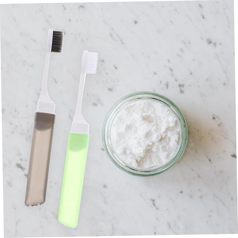 SAFIGLE 8 Pcs Travel Toothbrush Kit Folding Brush Case Random Color for Business Trips - Image 3