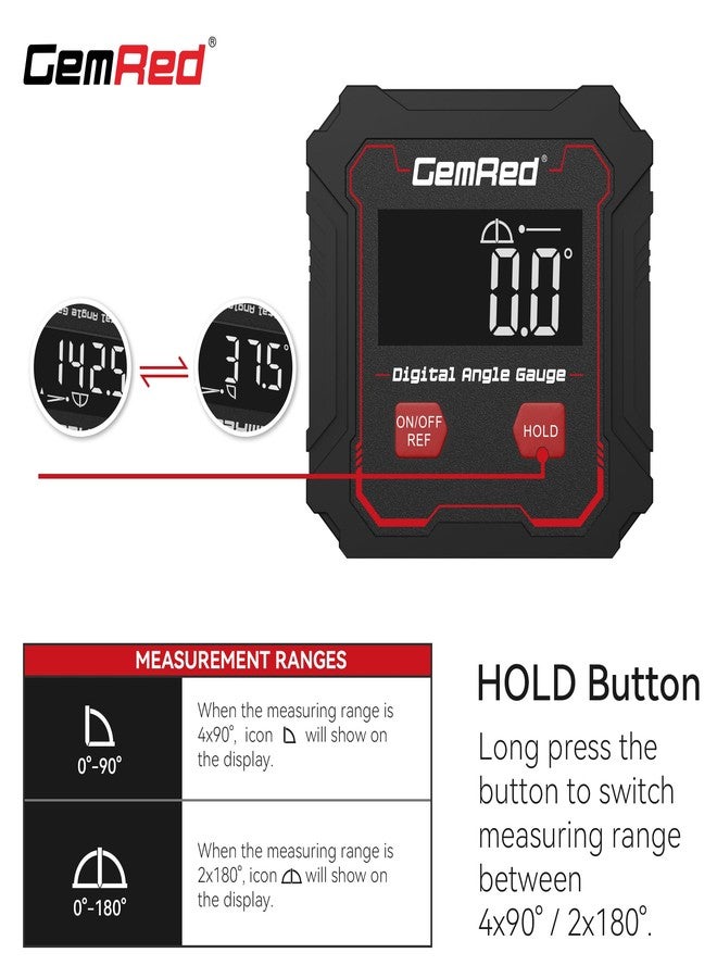 GemRed Digital Angle Gauge DAG-V1 (DAG-V1-BASIC) - Image 3