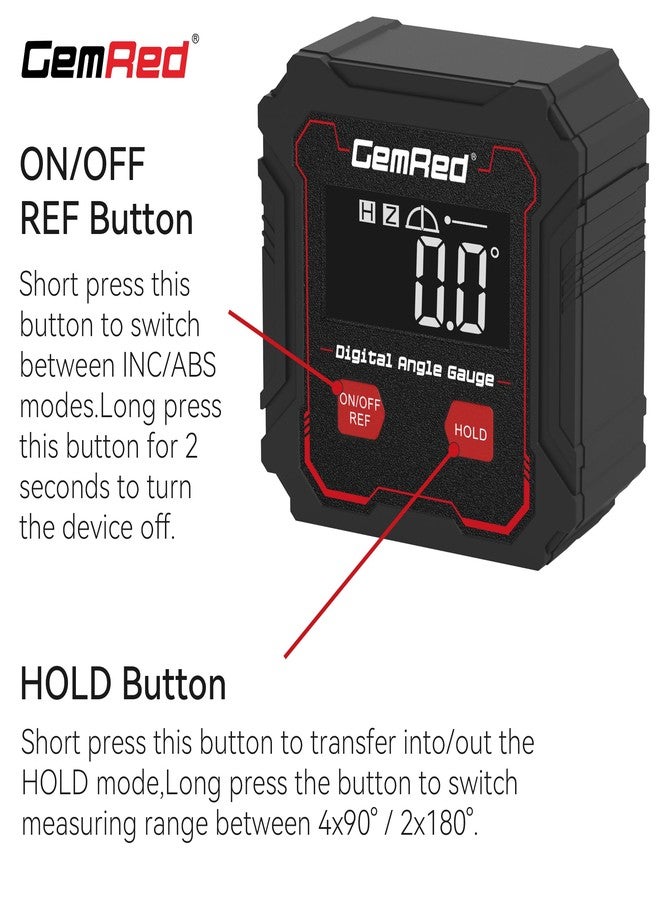 GemRed Digital Angle Gauge DAG-V1 (DAG-V1-BASIC) - Image 4