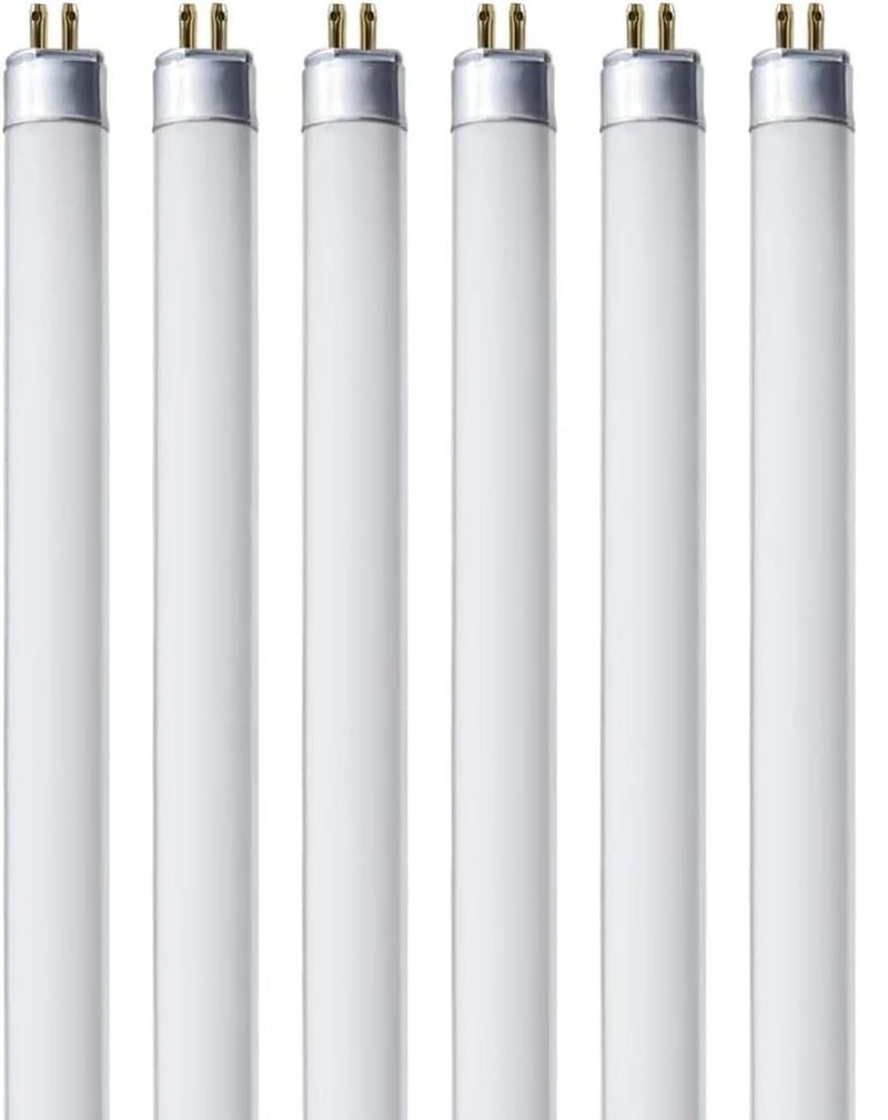 BULBMASTER F8T5 CW Fluorescent Bulbs 12 Inch - F8 T5 8W Cool White 4100K 12" Under Cabinet Light Bulbs Linear T5 380 Lumens - Under The Counter Small Fluorescent Light Bulb - Pack of 6 - Image 1