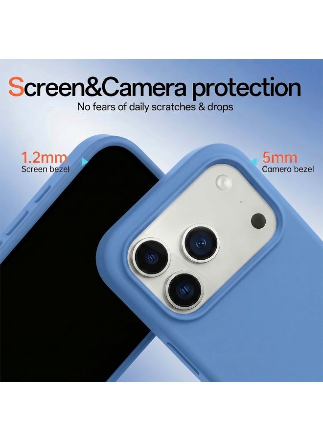 موبكوس جراب Mobcos iPhone 17 Pro Blue Elite Logo المصنوع من السيليكون الفاخر، مزود بخاصية الشحن اللاسلكي المغناطيسي | ملمس ناعم كالحرير | حماية فائقة ضد الصدمات بمعايير عسكرية | توافق مغناطيسي قوي | غطاء أنيق ونحيف - Image 2