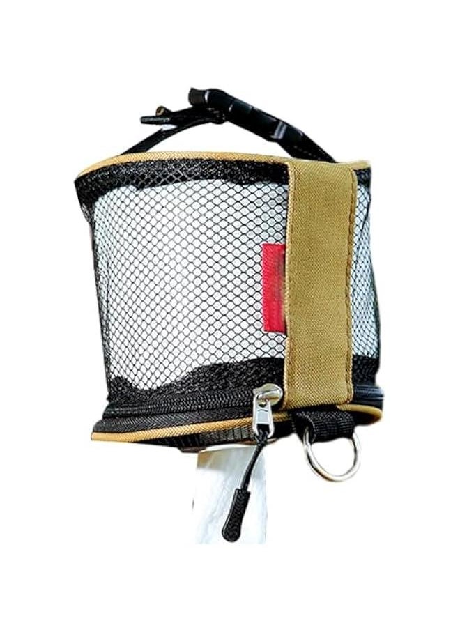 Generic Portable Toilet Paper Holder for Camping and Travel | Compact Paper Roll Dispenser with Hanging Hook | Versatile Tissue Storage Bag for Wall and Car, Ideal for Outdoor Adventures  - Image 1