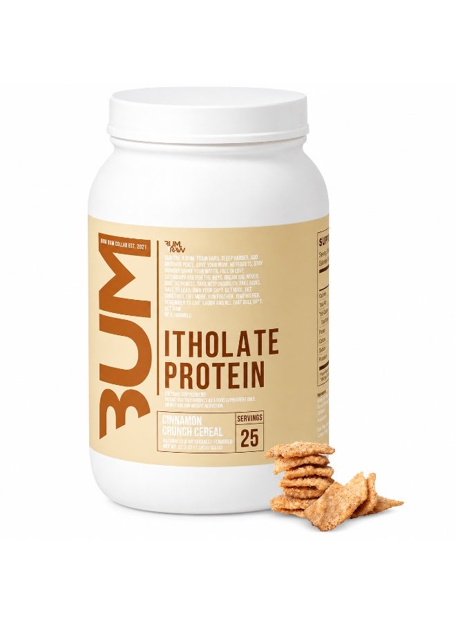 RAW Nutrition CBUM Whey Protein Isolate – 100% Micro-Filtered Itholate Powder, Cinnamon Cereal (775g / 25 Servings) – 25g Pure Protein, Low Carb & Low Fat Post-Workout Recovery - Image 1