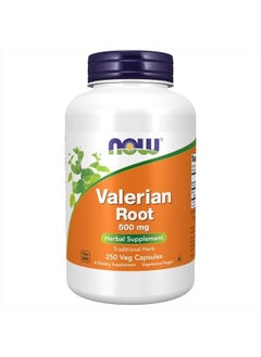 Supplements, Valerian Root (Valeriana officinalis) 500 mg, Herbal Supplement, 250 Veg Capsules
