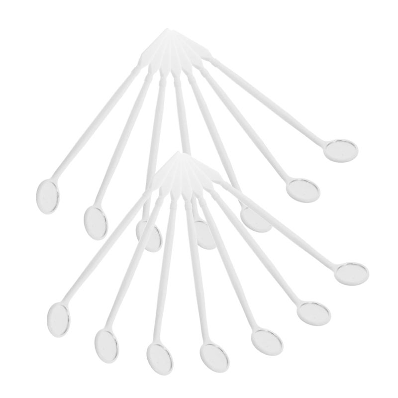 100 قطعة مرايا أسنان يمكن التخلص منها للاستخدام المنزلي وفي الصالونات والطبي - Image 1