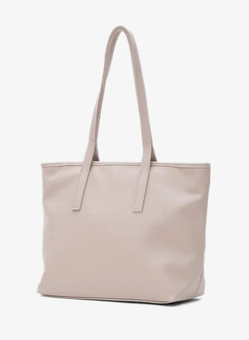 Shule Bags Golden Shoulder Bag Cream.