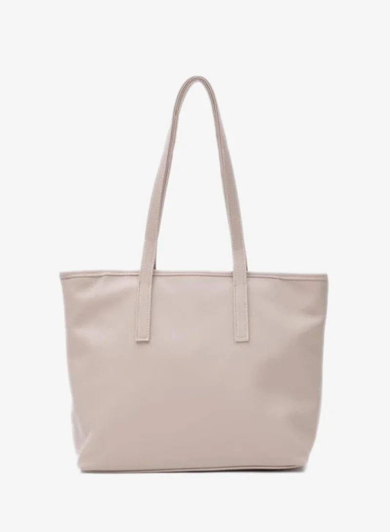 Shule Bags Golden Shoulder Bag Cream.