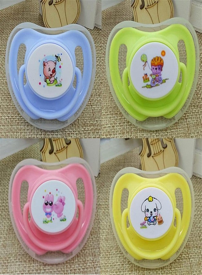 AEREX Baby Pacifiers Ultra Soft Silicone Orthodontic Nipple for New Born Baby Air Flow Shield Sleeping with Cute Prints Teether for Oral Stimulation Soother (Multicolor) - Image 2