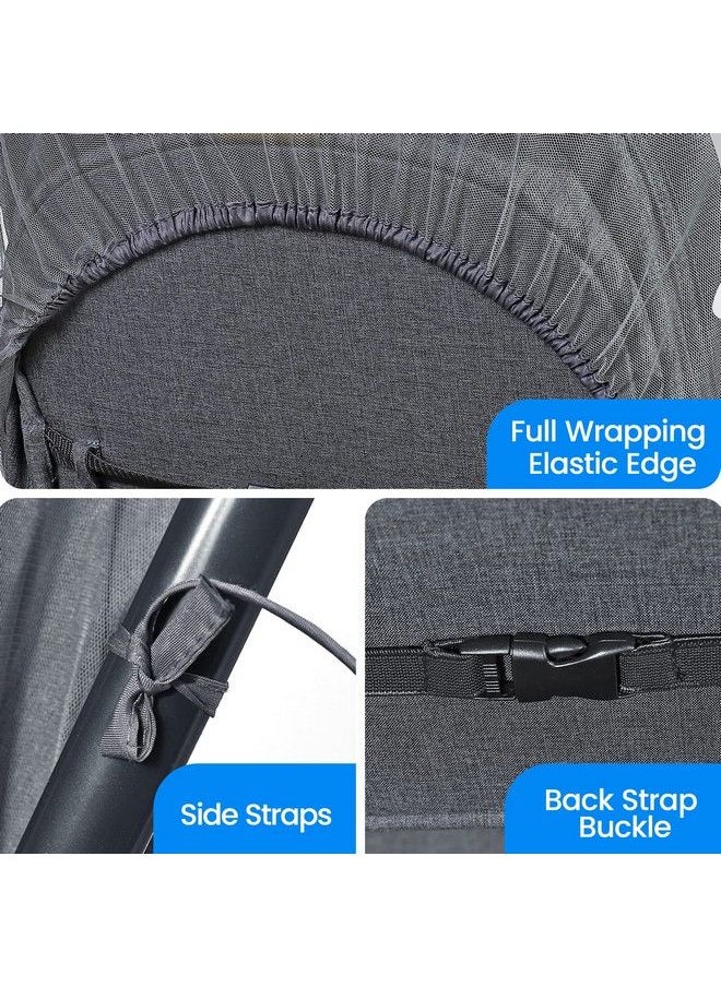 Orzbow - Universal Mosquito Net For Strollerbaby Bug Net With Twoway Zippers & Storage Bagbreathable & Foldable Mosquito Nets For Strollerscar Seatbassinetcradleportable Mini Crib (Dark Grey) - Image 1