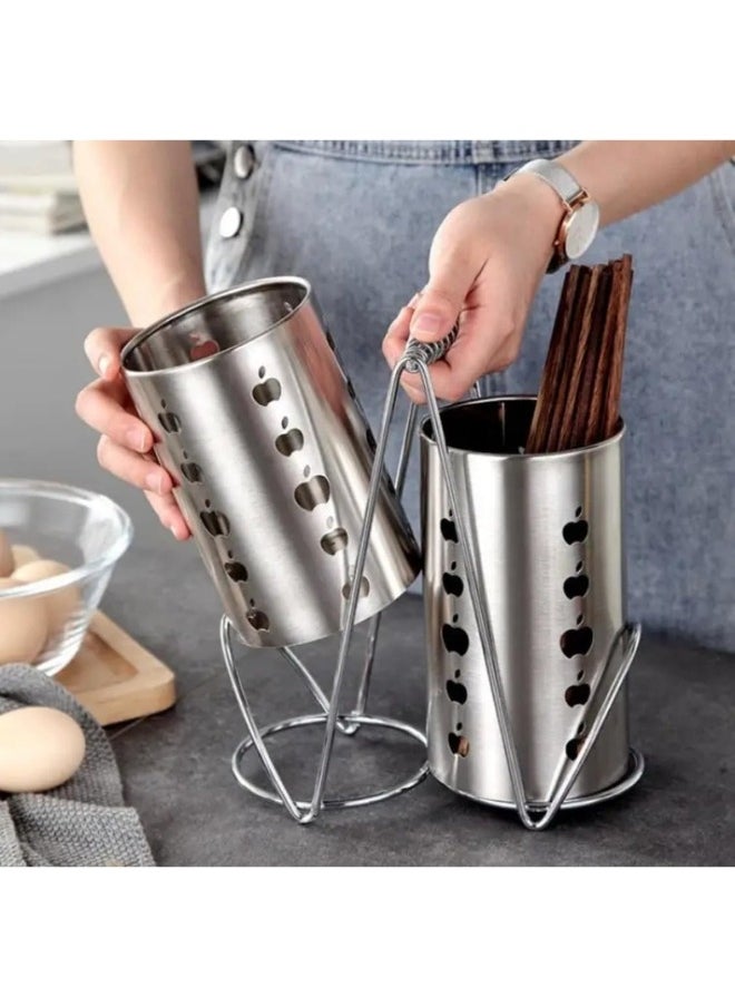 2 in 1 Stainless Steel Cutlery Holder with Drainer - pzsku/Z5B08475C6972977A38C8Z/45/_/1734506968/98e59889-758b-4326-8d74-1c101266e59c