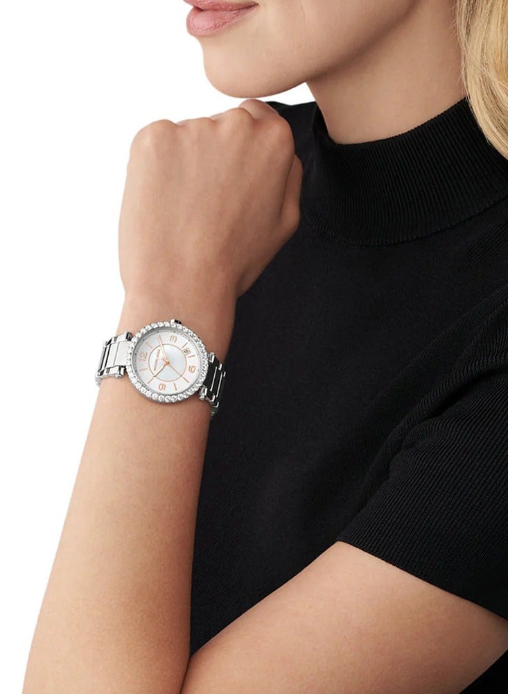 ام كي ساعة باركر سيلفر للنساء MK4694 - Image 4