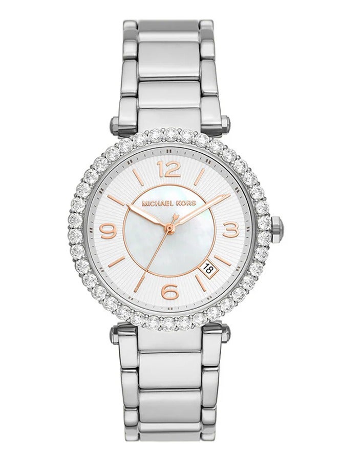 ام كي ساعة باركر سيلفر للنساء MK4694 - Image 1