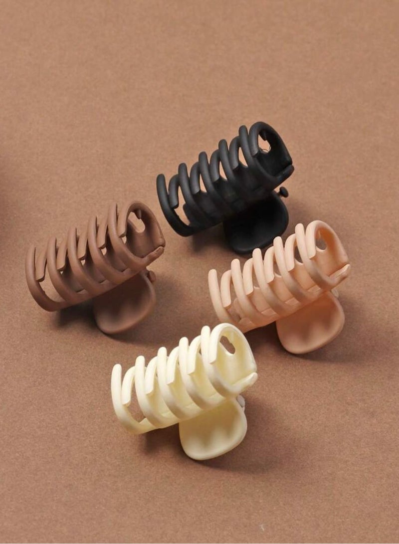 8 Pieces Of Small Multi-Colored Hair Clips - Image 4