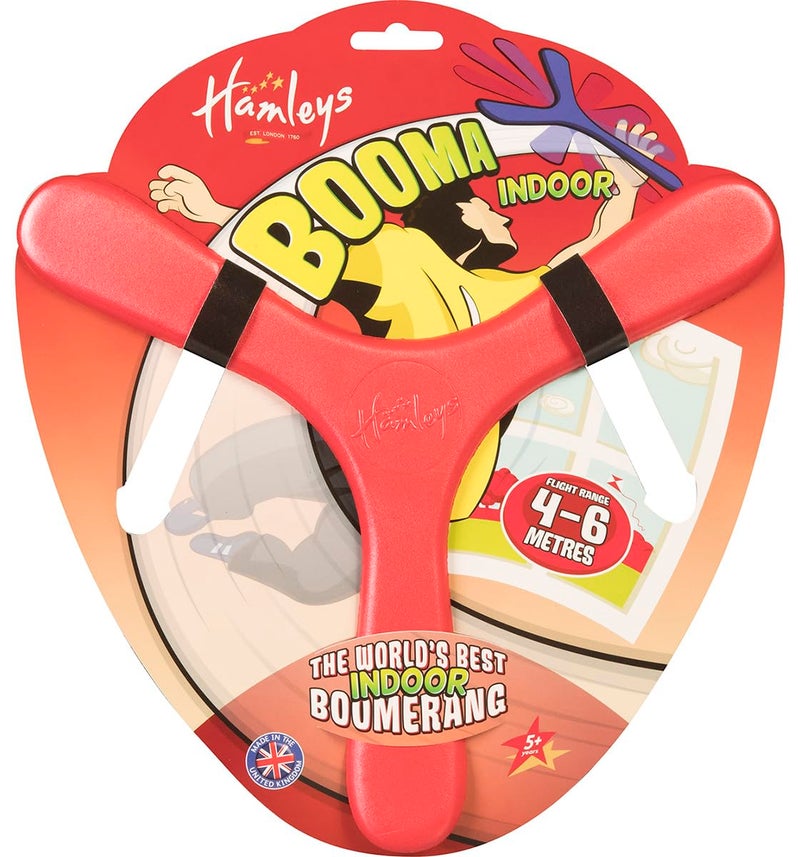 Hamleys بومه بوميرانغ – لعبة نجمة دوارة عائدة للأطفال 5 سنوات وما فوق | بوميرانغ سهل الاستخدام في الهواء الطلق للمبتدئين | ناعم وآمن وألوان متنوعة - Image 5
