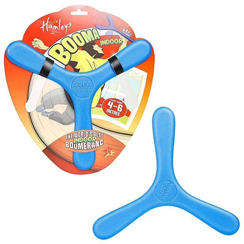 Hamleys بومه بوميرانغ – لعبة نجمة دوارة عائدة للأطفال 5 سنوات وما فوق | بوميرانغ سهل الاستخدام في الهواء الطلق للمبتدئين | ناعم وآمن وألوان متنوعة - Image 1