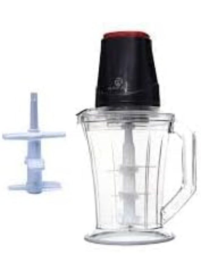 رافال مفرمة طعام متعددة الاستخدامات، 500 وات، شفرات استانلس ستيل، دورق مقاوم للكسر، سعة 1-2 لتر، مع ملحقات لفرم اللحوم والخضروات وتحضير العصائر