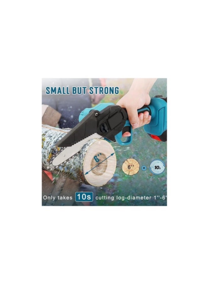 Denx Wood cutting saw 21 volt - 16 cm, electric saw for cutting wood and trees - Image 3