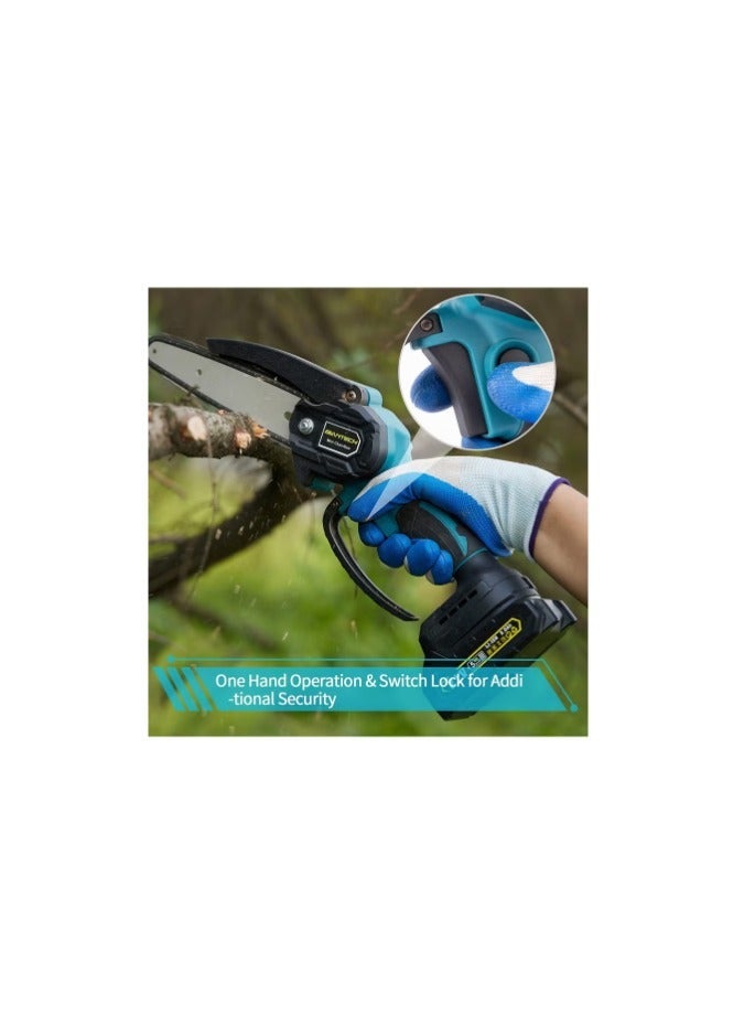 Denx Wood cutting saw 21 volt - 16 cm, electric saw for cutting wood and trees - Image 5